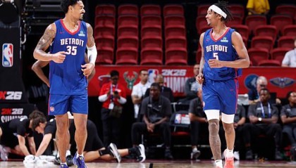 攻防两端都有强势表现！活塞锋线新星给火箭制造了巨大的麻烦？